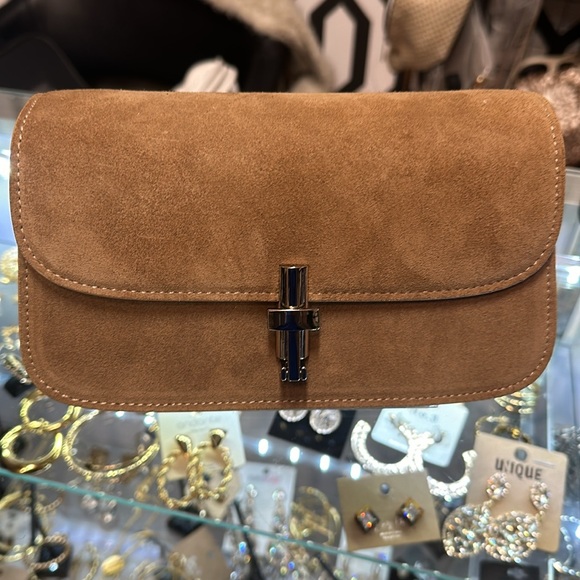 Suede shoulder purse - Picture 1 of 7
